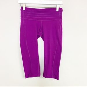 NWT PRANA Purple Cropped Leggings XS